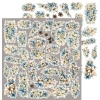 Snow Games - grafiki Flowers - Craft O’Clock - karta 1