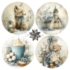 Snow Games - zestaw papierów 15,25 x 15,25 cm Craft O’Clock - bonus