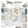 Snow Games - zestaw papierów 30,5 x 30,5 cm Craft O’Clock - karta tytułowa